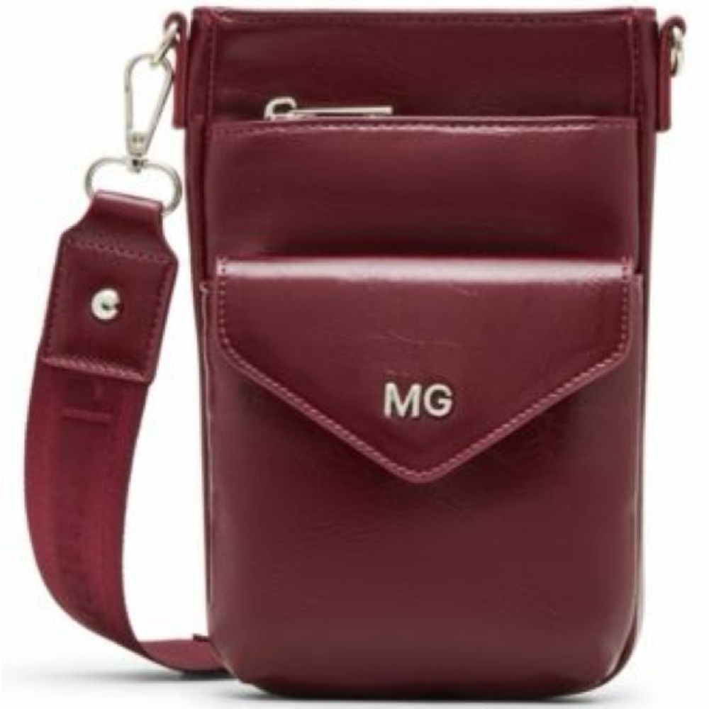 Madden Girl Deep Maroon Crossbody Bag NEW
